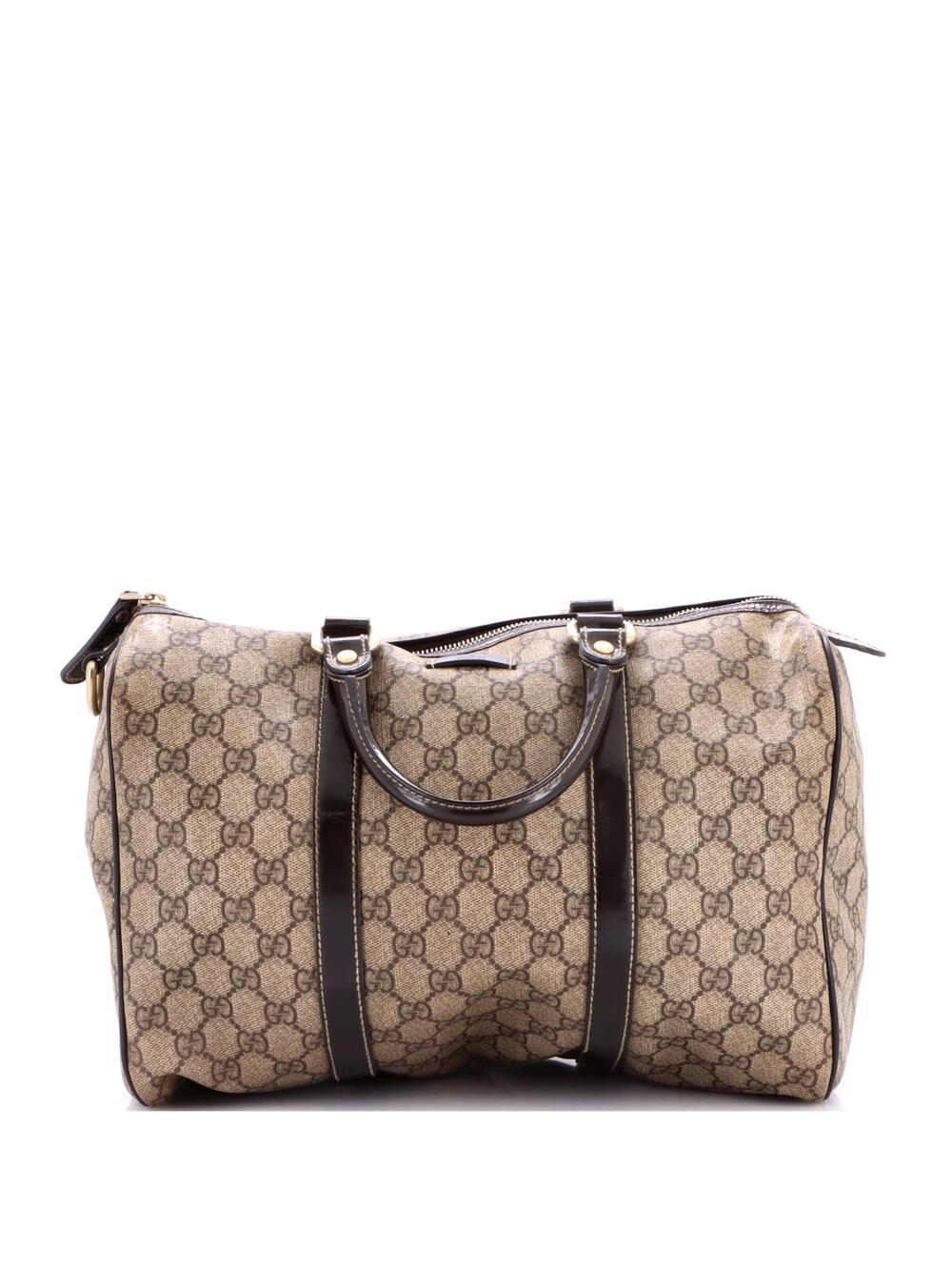 Gucci Joy Boston Bag Gg Coated Canvas #368699G95B